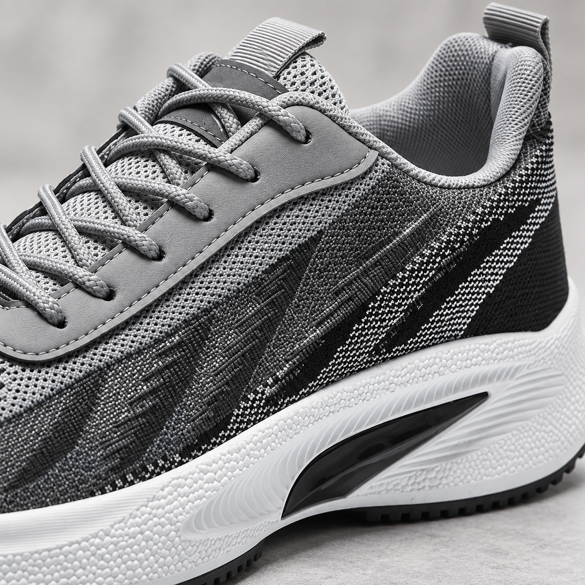 Glide Hands-Free Comfort Shoes - close-up material and sole detail | OrthoKicks