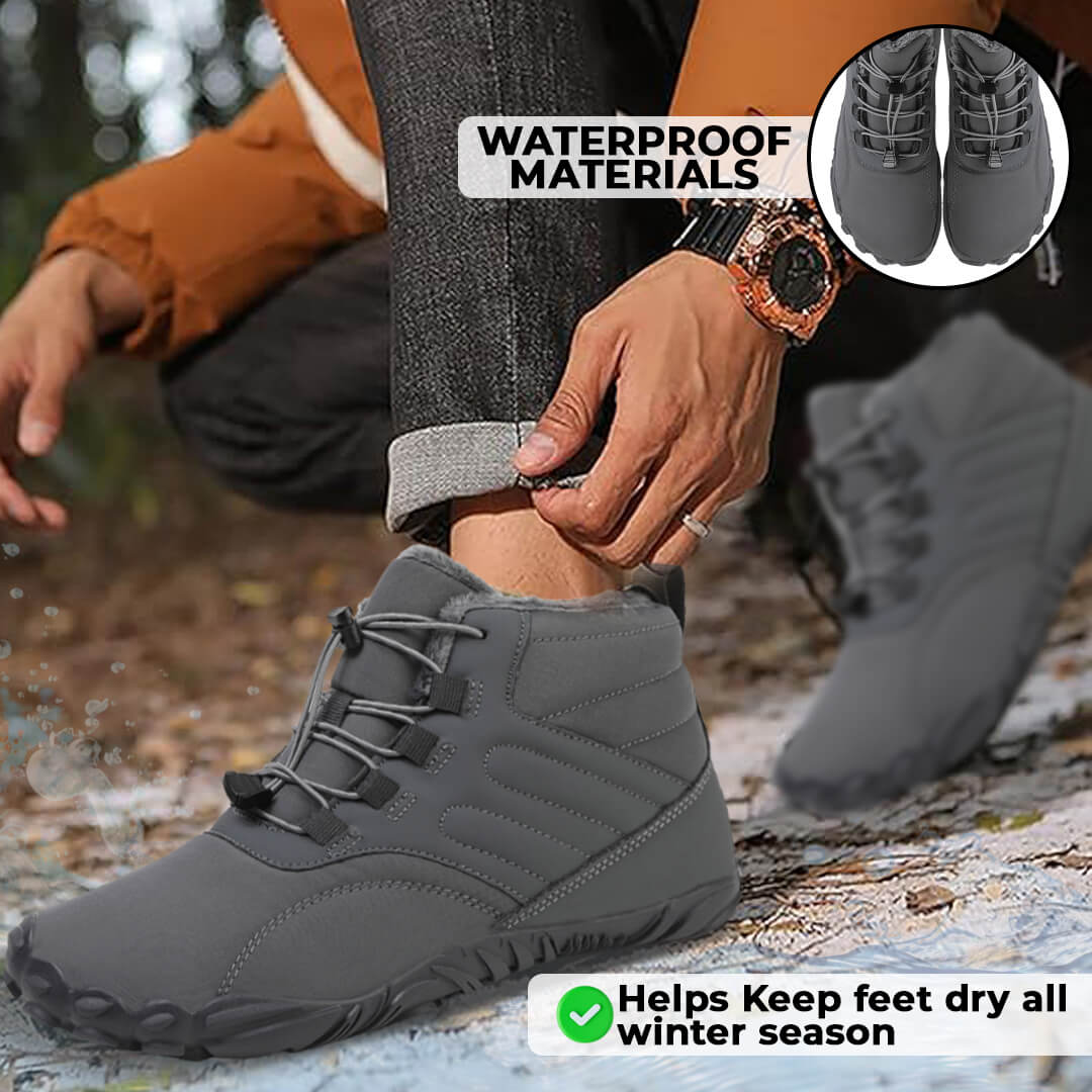 Caspar Flex - Non-slip & waterproof winter barefoot shoe (Unisex).