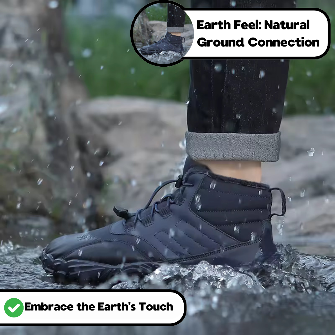 Caspar Flex - Non-slip & waterproof winter barefoot shoe (Unisex).