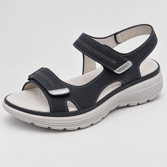 Atlas Arch Support Sandals - studio side view | OrthoKicks