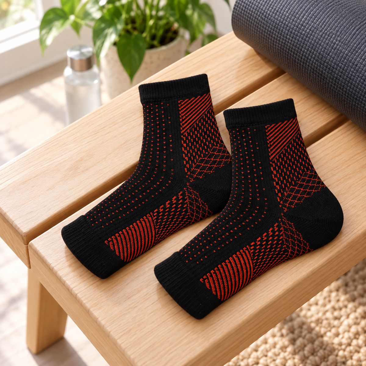 Everyday Comfort Socks (Set of 4 Pairs) - lifestyle context photo | OrthoKicks