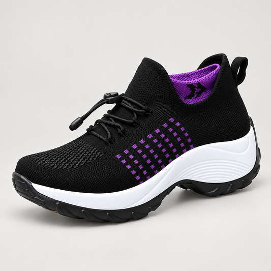 Flexknit Cushion Shoes - studio side view | OrthoKicks