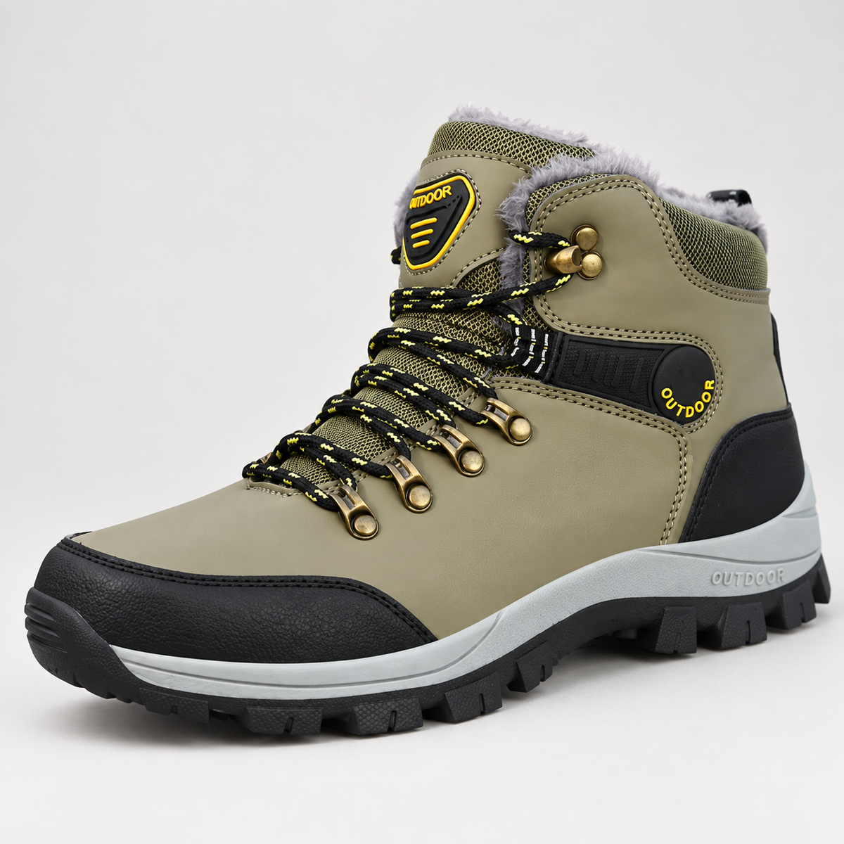 Frostline Men's Winter Boots - studio side view | OrthoKicks