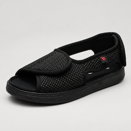 Marina Wide-Fit Comfort Sandals - studio side view | OrthoKicks