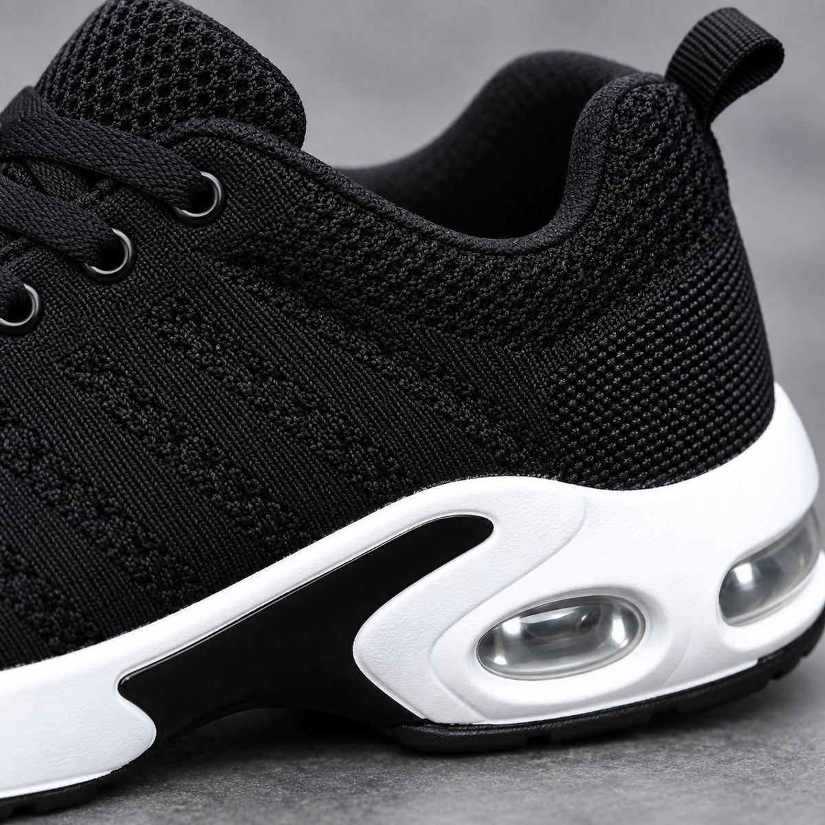 Tempo Cushion Shoes - close-up material and sole detail | OrthoKicks